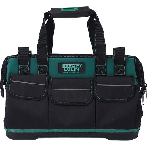 Borsa portautensili in tessuto Oxford impermeabile, organizer per attrezzi, spessa, resistente all'usura, multifunzionale per la manutenzione, L206x19 pollici. (1/2)