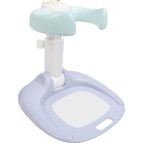 Tour de bain Baby Hug pour bébé, facile à installer, avec base antidérapante réglable et support de bain pour bébé (vert). (1/5)