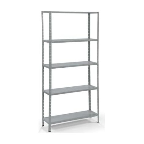 Kit scaffale 5 ripiani in metallo100x40cm
