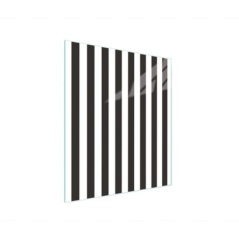 Glasschneidebrett 45x52 Streifen (1/5)