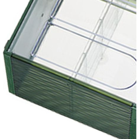 Porte-tasses anti-poussière, porte-tasses, tasse à eau, tasse à thé, étagère d'exposition voûtée, boîte de rangement pour tasses de bureau, vert foncé. (1/5)