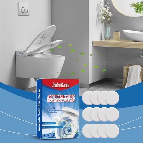 Brausetabletten zur Toilettenreinigung, entfernen Gerüche, Kalk und Vergilbung, erfrischen die Luft und wirken langanhaltend – 12 Stück -- DTEKGAZ (1/5)