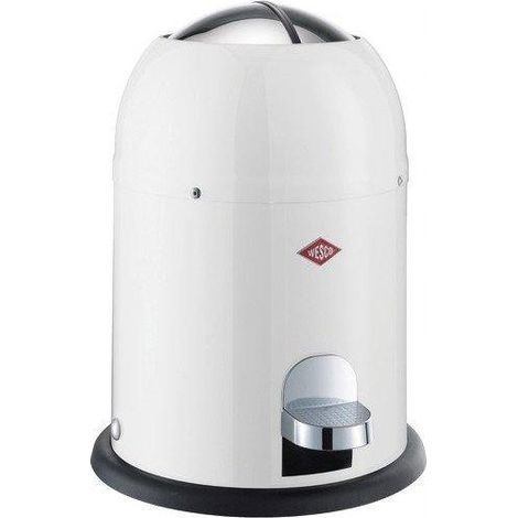 Wesco Mini Master poubelle blanche 6 litres design moderne rétro (1/3)