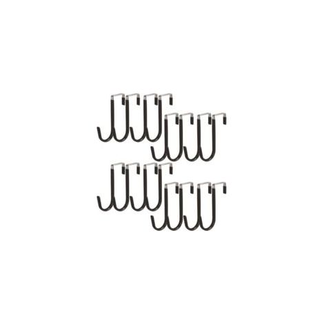 Ganci generici da appendere alla porta, 16 pezzi, ganci per la porta del bagno, organizer senza foratura per vestiti, asciugamani, cappotti, borse, ghirlande, decorazioni, pratico contenitore per la c