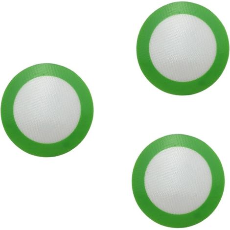 3 Pièces Silicone Colle Ustensiles De Cuisson Tapis De Cuisson En Silicone Tapis De Gril Rond s De Barbecue s De Cuisson Rond En s De s De'-'- (1/5)