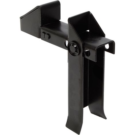 ARRÊT DE PORTAIL À RESSORT RÉGLABLE NOIR 200X185MM GAH ALBERTS 137519 (1/2)