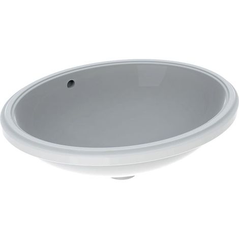 Lavabo bajo encimera ovalado VariForm de Geberit, 500x400mm, sin