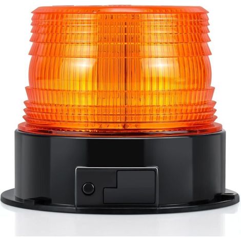 Magnetische orange LED-Warnleuchte – 8 Stunden Akkulaufzeit – Magnetfuß für schnelle Montage – Für Fahrzeuge mit Zigarettenanzünderbuchse