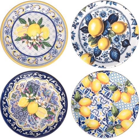 Signes Grimalt Adorno Pared Jardín Decoracion  Adorno 4U Ceramica Y Gres Amarillo 3x21x21cm 37863