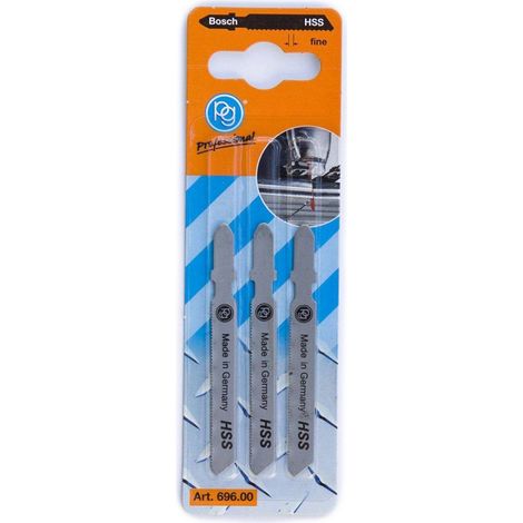 3 PZ LAMA FERRO SEGHETTO ALTERNATIVO BOSCH HSS POGGI (17962) (1/2)