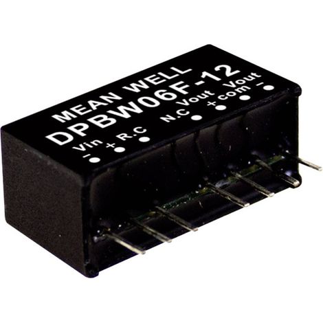 Module convertisseur CC/CC Mean Well DPBW06G-15 Nbr. de sorties: 2 x 200 mA 6 W Q121052 (1/2)