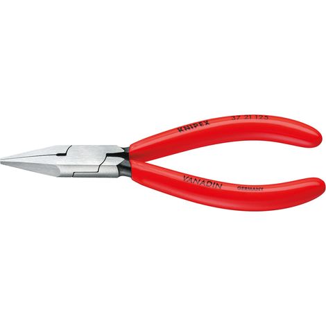 Knipex Pinza Prensile per Meccanica Fine Bonderizzata Nera, Rivestiti in Resina Sintetica 125 Mm 37 21 125 (1/3)