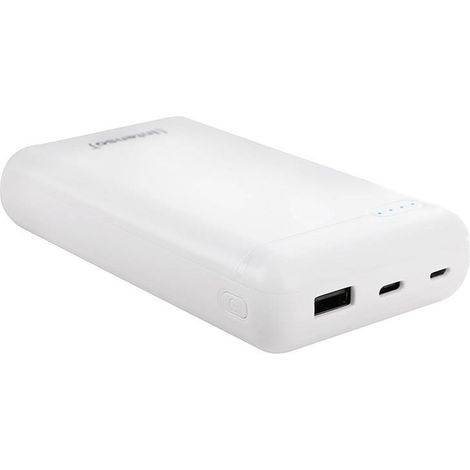 Intenso XS20000 Powerbank (batterie supplémentaire) 20000 mAh LiPo USB-C® blanc affichage du statut