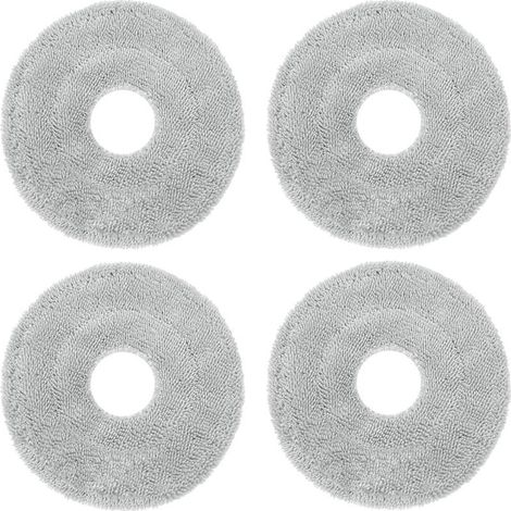 LaBlanc – 4-teiliges Ersatz-Wischmopp-Set, kompatibel mit Dreame L10 Ultra/ L10S Pro/ L10S Ultra/ L10S Pro Ultra Heat/ L10 Prime/ L20 Ultra/ L40 Ultra/ X40 Ultra/ X50 Ultra/Xiaomi X10+ X20+ Staubsauge (1/4)