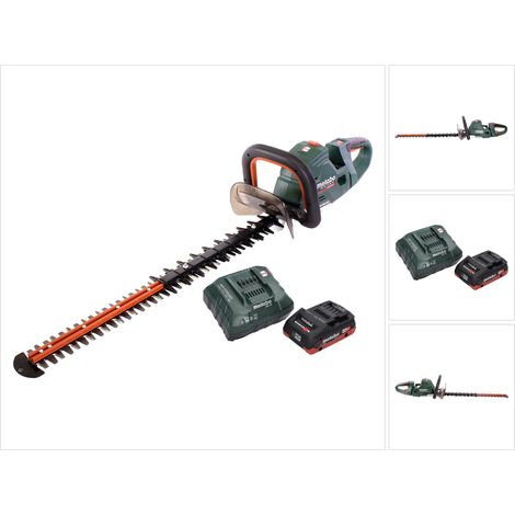 Metabo HS 18 LTX BL 65 Akku Heckenschere 18 V 60 cm Brushless + 1x Akku 4,0 Ah + Ladegerät