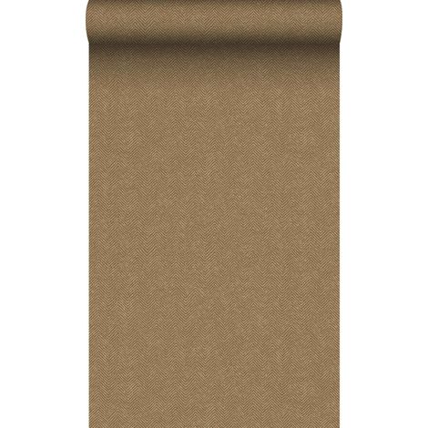 papier peint motif chevron marron beige - Origin Wallcoverings (1/5)