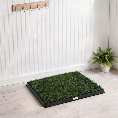 Toilettes pour chien 63 x 50,5 cm avec gazon artificiel en pP PE (1/5)