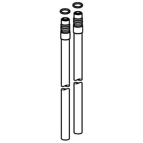 Hansa Anschlussrohr 59913368 M10 x 1, 480 mm