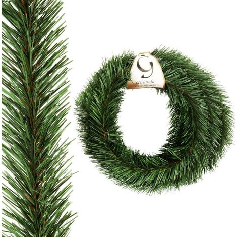 Ghirlanda per albero di Natale, decorazione natalizia, catena, 5 m x 7,5 cm (1/4)