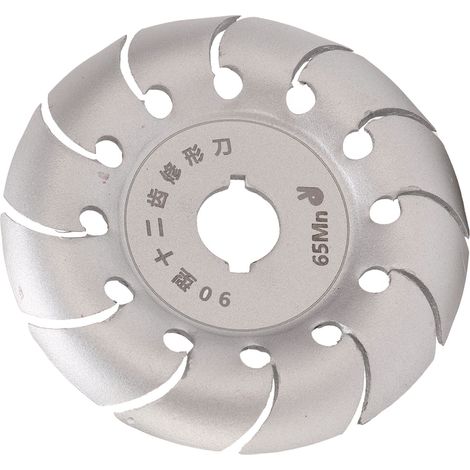 Disque à meuler et polir le bois, 90 mm, 12 dents, pour le travail du bois (argenté) (1/5)