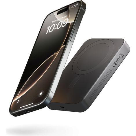 ZENS Slim Qi2 Magnetic 10000mAh Powerbank Black (1/5)