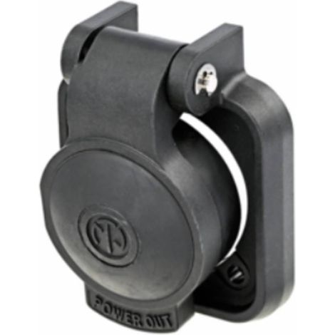 Neutrik NSSC-2 Coperchio con guarnizione Nero 1 pz.