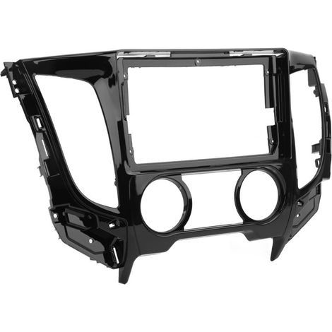 Akozon Hochwertige 2DIN Autoradio-Blende für L200 (2015–2019) mit manueller Klimaanlage – Nahtlose Navigationspanel-Einfassung, verbesserte Armaturenbrett-Optik (1/5)