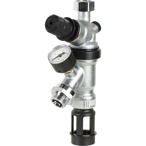 Resideo Systemtrenner BA295D, mit Druckminderer, bleifrei, verchromt, G 3/4"