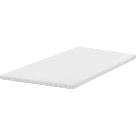 Coprimaterasso in schiuma bianca 120 x 200 cm Gracious