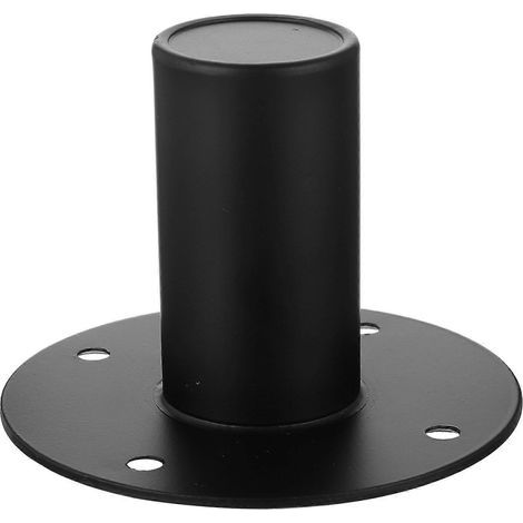 support de haut-parleur de rechange en fer pour base de fixation-10.7X10.7CM-Black (1/3)