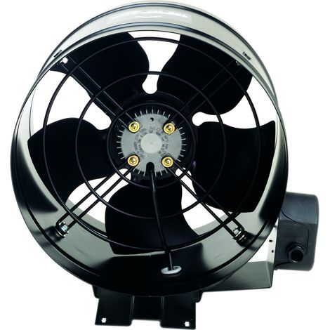 Extracteur tubulaire, monophasé, D 200 mm avec pied pour installation sur paroi S&P (UNELVENT) 104646