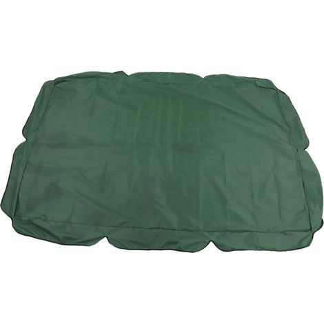 Bâche Protectoire 210D Oxford Argenté Multifonctionnelle Universelle Taille 195x125cm Vert Foncé pour Hamac Jardin [Capote de Hamac + 4 Renforts + Anti-UV + Imperméable]
