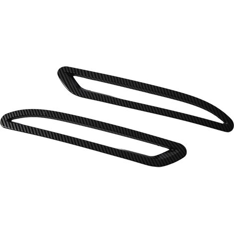 2PCS Garnitures de Feux Anti-Brouillard Arrière Cadre Décoratif Gauche Droite Remplacement pour Mercedes Classe A W177 V177 Berline 2018+ Style Fibre de Carbone (1/5)