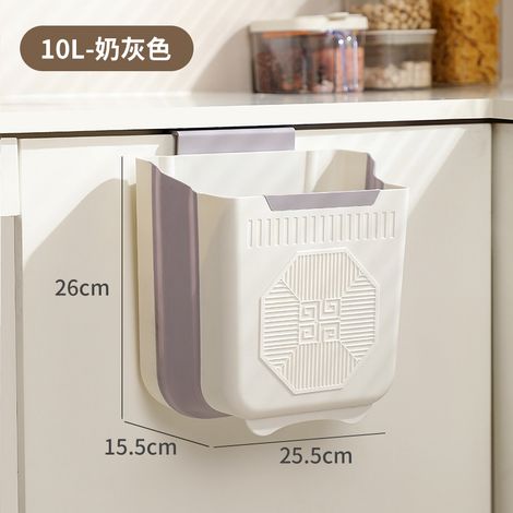 Structure pliable en caoutchouc souple PP+TPR de qualité alimentaire, robuste et résistante aux chutes, inodore.(Gris laiteux、10L) (1/4)