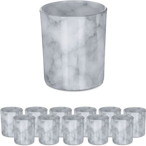 Warmelichthalter grau 12er set 8831152