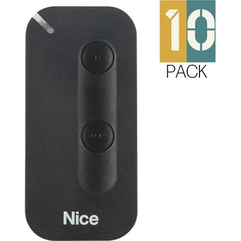 MYGO2 TELECOMMANDE NICE 2 CANAUX 433 MHZ Pack de 10