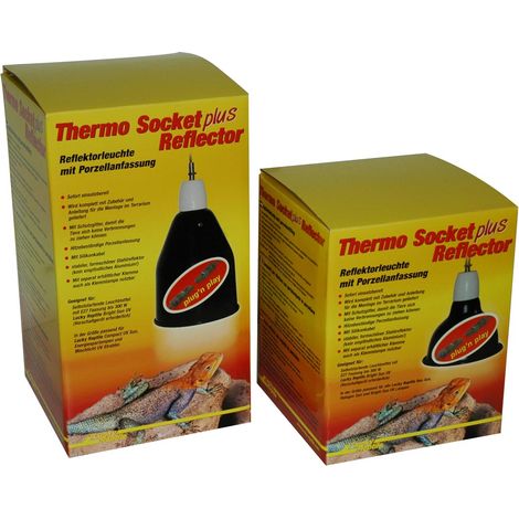 Lucky Reptile - Thermo Socket plus Reflector mit Steckverbinder