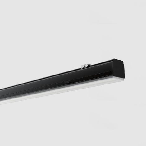 Barre Linéaire LED Trunking 150cm 25-75W BOKE 180lm/W, Easy Line Pro 4000K Noir Blanc neutre