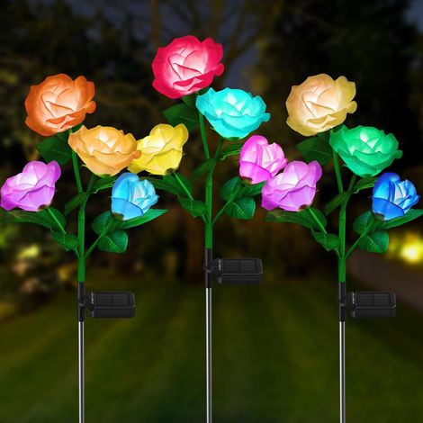 Lampes solaires décoratives pour le jardin, lot de 1 lampe solaire pour le jardin-AquaForge (1/5)