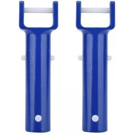 2 pièce V - clip Blue Swimming Pool V shape clip outil de nettoyage de piscine accessoires (1/5)