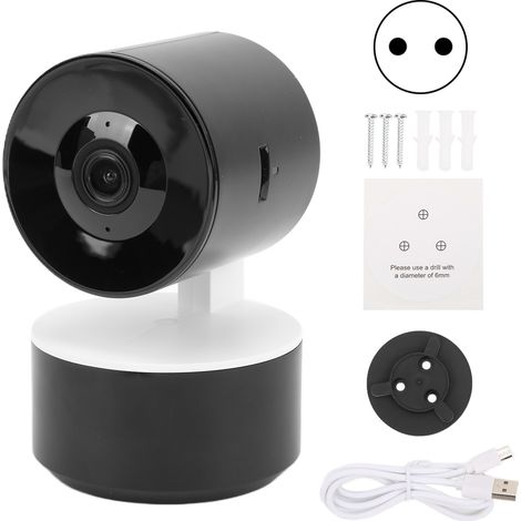 Caméra IP WiFi 2MP, Détection de Mouvement, Suivi Automatique, Babyphone de Sécurité Domestique pour Tuya, 100‑240V Prise EU (1/5)