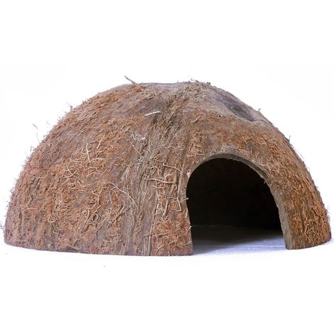 Terrario CocoCave L - metà cocco naturale (1/5)