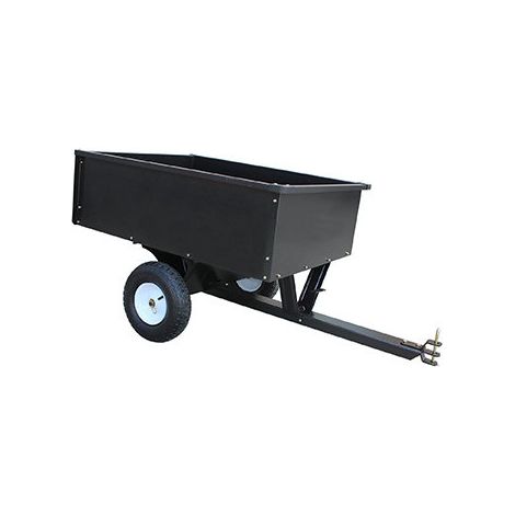 Remorque voiture métal avec benne basculante 180kg – Dimensions bac L:96 x l:71 x H:30 cm – Pneus 13 x 400-6