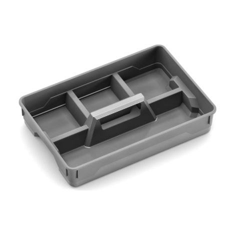 vassoio per moover box grigio