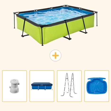 Exit-toys Piscine Exit Rectangulaire - 300x200x65 cm - 5-pièces  S314 (1/5)