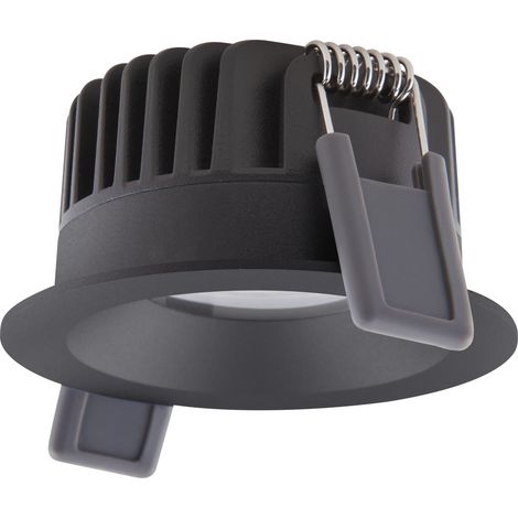Ledvance Spot LED Fix Aluminium Noir 8W 640lm 36D - 927 Blanc (1/5)