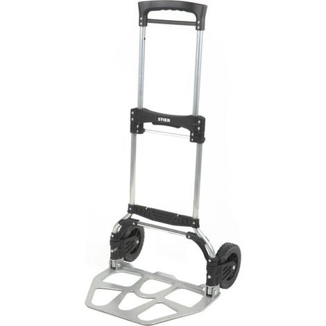 [NEUWERTIG] B-Ware STIER Sackkarre klappbar Aluminium Transportwagen 120 kg Tragkraft 6,2 kg leicht (1/2)