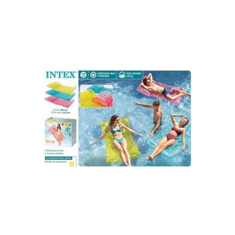 COLCHONETA HAMACA TRANSPARENTE 89X173CM (+14 AÑOS) - MODELOS SURTIDOS