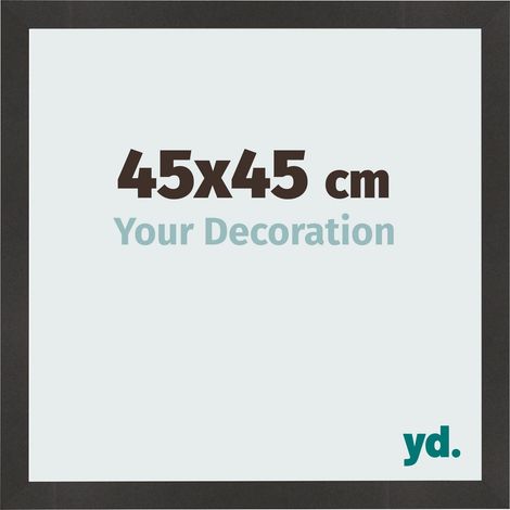 yd. - Cadre photo 45x45 - Noir Mat - MDF - Bologna
