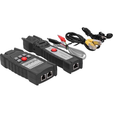 Détecteur de câbles réseau GT67 multifonction RJ11/RJ45 avec lampe torche intégrée (1/5)